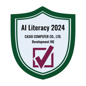 CASIO, Development HQ "AI Literacy 2024"image