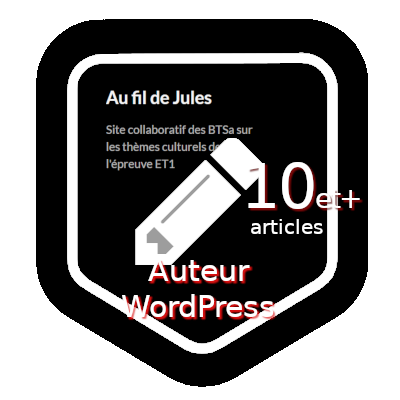 Auteur de 10 articles ou plus sur Au fil de Jules - WordPress