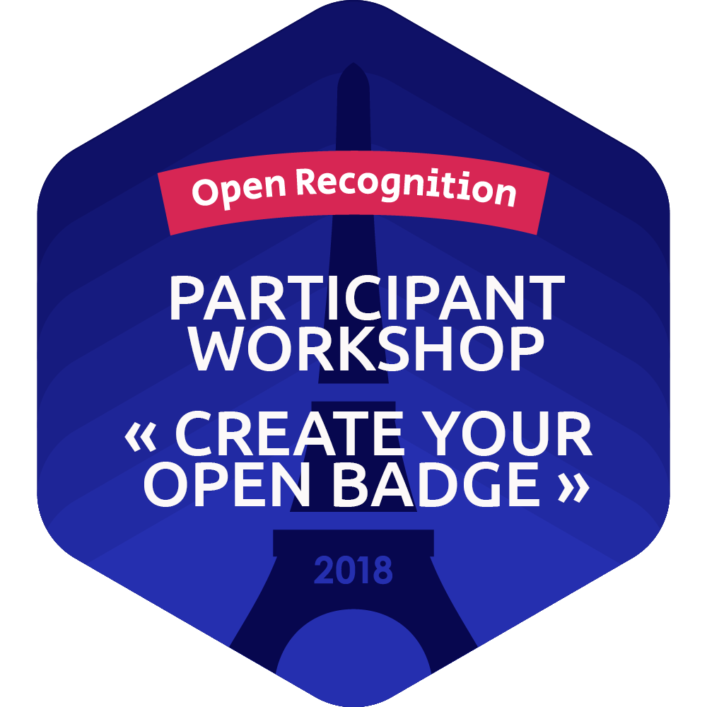 Participant - workshop &quot;Create your own badge&quot; ePIC 2018