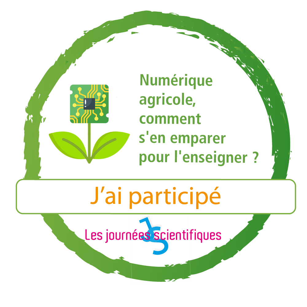 Journée scientifique - Numérique agricole, comment s'en emparer pour l'enseigner ?