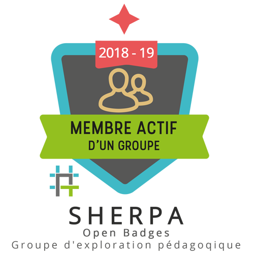 Membre du groupe d'exploration SHERPA 2018-19